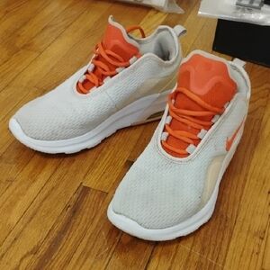 Nike Orange and White Sneakers